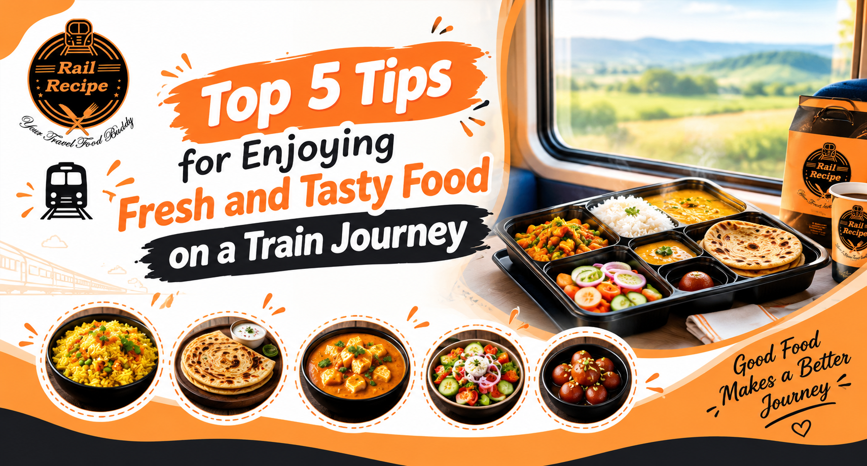 Top 5 Tips for Enjoying Fresh and Tasty Food on a Train Journey